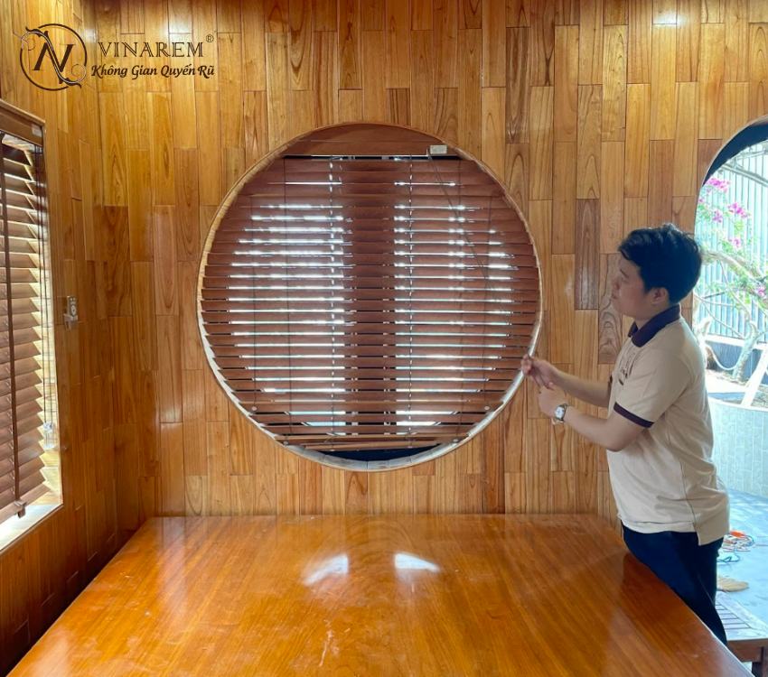 Vinarem là đơn vị cung cấp rèm sáo gỗ cho cửa sổ chất lượng